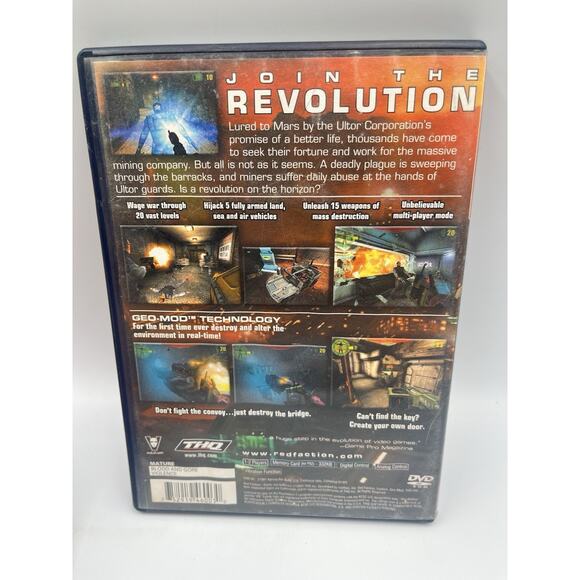 Red Faction Ps2, Playstation 2 (Greatest Hits) CIB - Picture 7 of 8